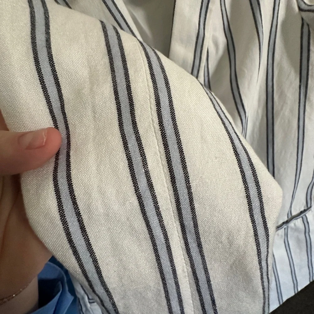 A New Day Striped Linen Blazer - Picture 4 of 6